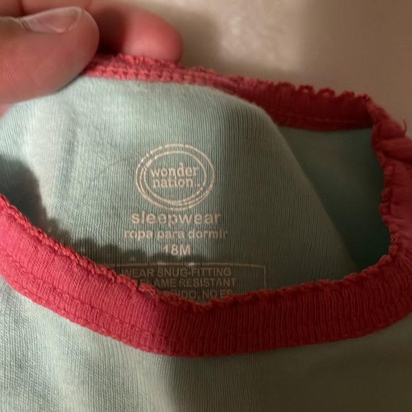 2 pairs, 1 unicorn with stars, 1 elephants with, pink and teal, purple and gray - Picture 4 of 5